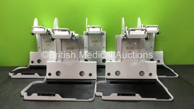 5 x Lifepak 15 Defibrillator Mounting Brackets *SN 13860767, 13860774, 13860765, 13842949, 13843943*