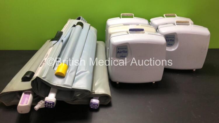 Job Lot Including 3 x Mangar ELK Emergency Lifting Cushions with 3 x Control Hoses, 5 x Mangar Camel & ELK Airflo Plus Compressors