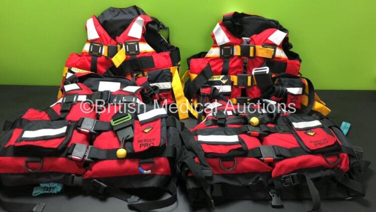 4 x Safequip Rescue Pro Vests
