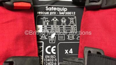 4 x Safequip Rescue Pro Vests - 4