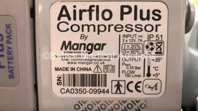 10 x Mangar Camel & Elk Airflo Plus Compressors *CA0350 - 09944 - 12384 - 12383 - 08717 - 12230 - 12251 - 08742 - 12244 - 12236 - 11715* - 4