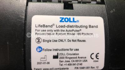 Zoll Autopulse Plus Model 100 Resuscitation System with LifeBand Load Distributing Band and Battery in Carry Bag *Mfd 2015 (Powers Up) *41389* - 4