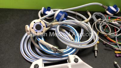 Mixed Lot Including 4 x N20 Hoses 1 x Unknown Mounting Bracket and Various ECG Cables - 2