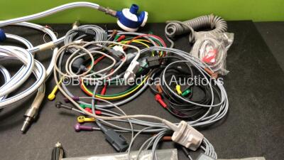 Mixed Lot Including 4 x N20 Hoses 1 x Unknown Mounting Bracket and Various ECG Cables - 3