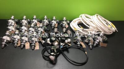 Job Lot of 28 x Valves/Regulators and 10 Hoses