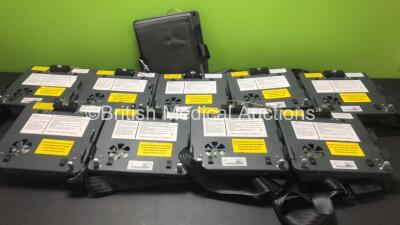 14 x Toughbook Docking Stations with Cushions and Straps (Only 10 x Pictured) *CDS-1081-0000-5CC00168 - 5BC00053 - 5CC00175 - 5CC00172 - 5CC00054 - 5BC00057 - 5BC00055- 5BC00179*
