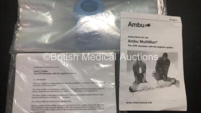 Ambu MultiMan CPR Simulator with Instructions in Ambu Carry Bag - 3