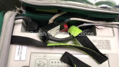 Zoll E Series Defibrillator with 1 x SpO2 Leads, 1 x SpO2 Finger Sensor, 1 x ECG Leads, 1 x NIBP Lead, 1 x BP Cuff, 1 x Zoll Lo Flo Module and 1 x Battery (No Power) - 2