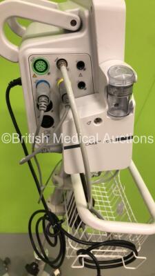 EDAN iM50 Patient Monitor on Stand with ECG,SpO2,IBP1,IBP2,NIBP,CO2,T1 and T2 Options,Carb-CO2 Attachment,1 x SpO2 Finger Sensor,1 x BP Hose and 1 x BP Cuff (Powers Up-Missing Light Lens) * Mfd 2020 * - 7