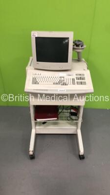 Cambridge Heart Stress Test Machine (Monitor Mounting Point Damage - Plastic Surround Damaged - See Pictures)