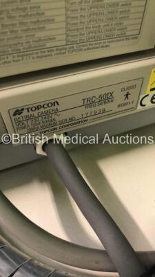 Topcon TRC-5OIX Retinal Camera with Topcon TV Relay Lens,Redlake MegaPlus II Attachment and Nikon D1X Camera on Topcon ATE-600 Motorized Table (Powers Up) * SN 177939 * - 14