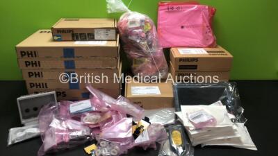 Job Lot of Philips Monitor Spare Parts Including MP30 Frame Housing Assy, 1 x MP50 LCD Screen, 1 x CPR Meter and Buttons