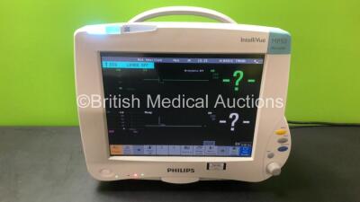 Philips IntelliVue MP50 Patient Monitor (Powers Up) with 1 x Philips M3001A Module Including NBP, SpO2, ECG and Resp Options *Mfd 2013* **DE90770AAVZ - DE82079551* (RI)