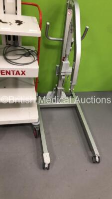 Mixed Lot Including 1 x Pentax Stack Trolley,1 x Anetic Aid APT MK 3 Tourniquet on Stand with Hoses and 1 x Liko Viking M Electric Patient Hoist with Controller * Incomplete-See Photos * (Unable to Power Test Due to No Battery) - 4