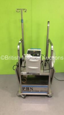 Medtronic Bio-Medicus 550 Bio Console Extracorporeal Blood Pump Speed Controller with Medtronic Bio-Probe TX50 Flow Transducer on Trolley (Powers Up)