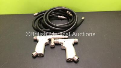 Job Lot Including 1 x Hall Series 4 5067-02 Oscillator Handpiece, 1 x Hall Series 4 5067-01 Drill/Reamer Handpiece and 2 x Air Hoses *5352-894*