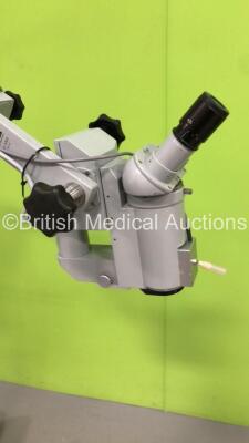 Zeiss OP-Mi6 Surgical Microscope with 1 x 10 x Eyepiece on Stand (Powers Up with Good Bulb-Incomplete-Missing Lens and 1 x Eyepiece-See Photos) * SN 75444 * - 7