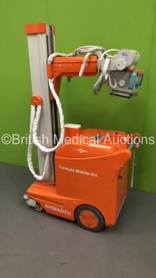 Shimadzu Formula Mobile-Art Mobile X-Ray Model System MUX-100H with Exposure Hand Trigger * Damaged- See Photos * and Key (Powers Up with Key-Key Included) * SN 0462Z18806 * * Mfd Jan 2009 * - 2