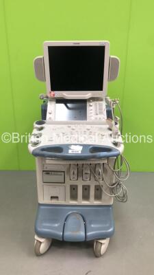 Toshiba Aplio XV SSA-770A Flat Screen Ultrasound Scanner *S/N LGA0684246* **Mfd NA** with 3 x Transducers / Probes ( PLT-1204AX / PVT-745BTH *Mfd 08/2012* and PVT-674BT *Mfd 05/2007*) and Sony UP-D897 Digital Graphic Printer (HDD REMOVED - Large Amount of