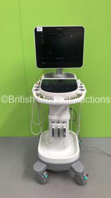 Philips Sparq Flat Screen Ultrasound Scanner Ref 989605394911 *S/N US41410165* **Mfd 2014** Model Version 1.0.3 with 3 x Transducers / Probes (L12-4 / S4-2 and C6-2) and Sony UP-D897 Digital Graphic Printer (Powers Up) ***IR379***