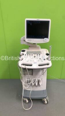 Mindray DC-3 Flat Screen Ultrasound Scanner *S/N MU-0C004342* **Mfd 12/2010** Software Version with 3 x Transducers / Probes (3C5A *Mfd 11/2010* / 7L4A *Mfd 11/2010* and 6CV1 *Mfd 10/2009*) and Mitsubishi P93 Printer (Powers Up)