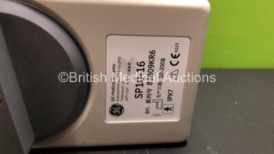 GE SP10-16 Ultrasound Transducer / Probe *Mfd - 10/2008* (Damaged Head, Untested) *81809KR6* - 3