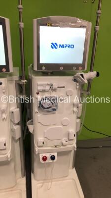 2 x Nipro Corporation Surdial X Dialysis Machines Version 1.506 with Hoses (Both Power Up) * Mfd 2017 * - 4