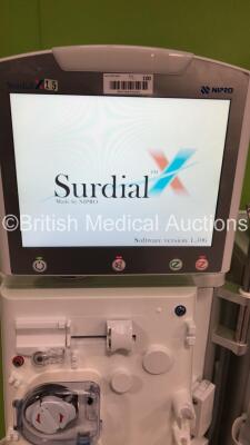 2 x Nipro Corporation Surdial X Dialysis Machines Version 1.506 with Hoses (Both Power Up) * Mfd 2017 * - 5