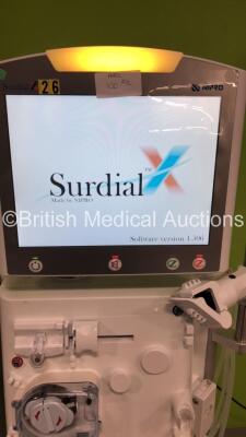 2 x Nipro Corporation Surdial X Dialysis Machines Version 1.506 with Hoses (Both Power Up) * Mfd 2017 * - 6