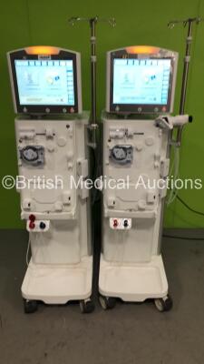 2 x Nipro Corporation Surdial X Dialysis Machines Version 1.506 with Hoses (Both Power Up) * Mfd 2017 * - 7