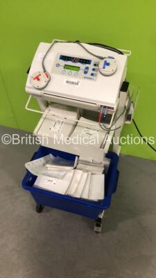 Huntleigh BD4000XS Fetal Monitor on Stand with 1 x US1 Transducer,1 x TOCO Transducer,1 x Control Finger Trigger and Job Lot of Printer Paper (Powers Up) - 7