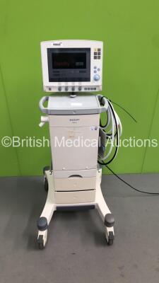 Maquet Servo i Ventilator Model No 6487800 System Version v8.0 System Software Version v8.00.01 Total Operating Hours 108013 with Hoses (Powers Up) * SN 42001 * - 2