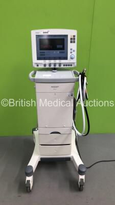 Maquet Servo i Ventilator Model No 6487800 System Version v8.0 System Software Version v8.00.01 Total Operating Hours 72252 with Hoses (Powers Up) * SN 59244 *