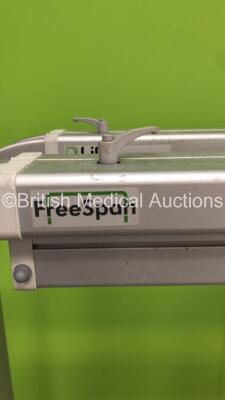 Liko FreeSpan Electric Patient Gantry Hoist with Controller * Damaged Cable - See Photos * (No Power) - 7