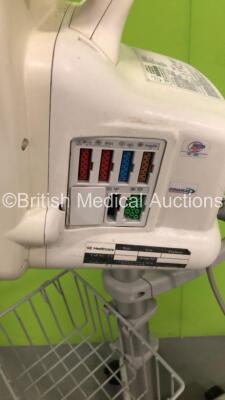 GE Dash 4000 Patient Monitor on Stand with BP1,BP2,SpO2,Temp/CO,NBP and ECG Options (Powers Up) * Mfd 2008 * - 5