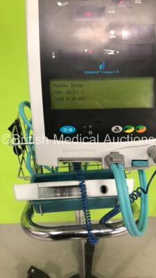 Dinamap Compact TS Patient Monitor on Stand with 1 x BP Hose (Powers Up with Error) - 3