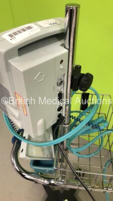 Dinamap Compact TS Patient Monitor on Stand with 1 x BP Hose (Powers Up with Error) - 6