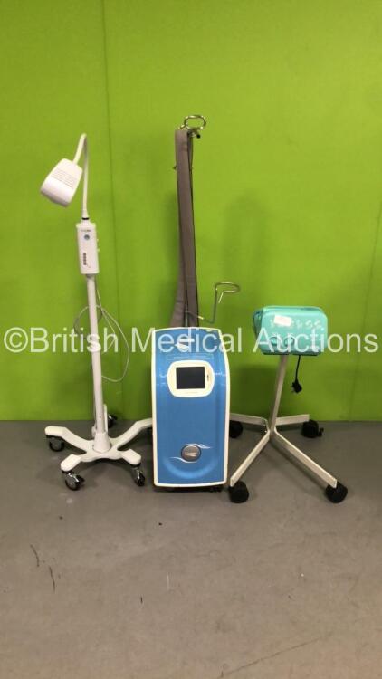 Mixed Lot Including 1 x Welch Allyn Patient Examination Light on Stand * Damaged *,1 x Ameda Egnell Elite Breast Pump and Paxman Scalp Cooler * SN 05219 *