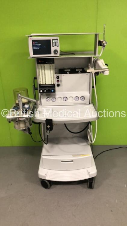 InterMed Penlon Prima SP Anaesthesia Machine with InterMed Penlon AV-S Ventilator Software Version v1.89.01 (Build 1 ), Absorber,Bellows,Oxygen Mixer and Hoses (Powers Up)