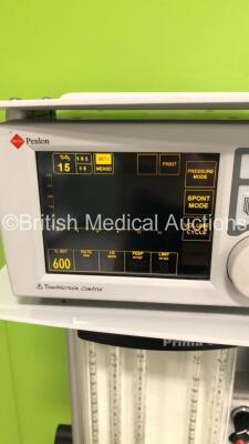 InterMed Penlon Prima SP Anaesthesia Machine with InterMed Penlon AV 900 Ventilator Software Version v.3.11 (Build 002 ) / Display Version v3.04 (Build 016 ),Absorber,Bellows,Oxygen Mixer and Hoses (Powers Up) - 2