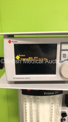 InterMed Penlon Prima SP Anaesthesia Machine with InterMed Penlon AV 900 Ventilator Software Version v3.11 (Build 002 ) / Display Version v3.04 (Build 002 ),Absorber,Bellows,Oxygen Mixer and Hoses (Powers Up) - 2