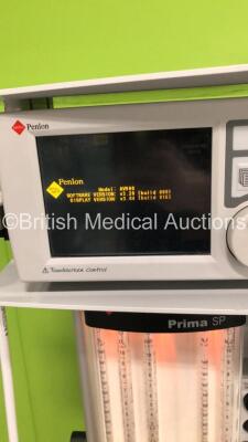 InterMed Penlon Prima SP Anaesthesia Machine with InterMed Penlon AV 900 Ventilator Software Version v3.20 (Build 000 ) / Display Version v3.04 (Build 016 ),Absorber,Bellows,Oxygen Mixer and Hoses (Powers Up) - 2