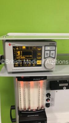 InterMed Penlon Prima SP Anaesthesia Machine with InterMed Penlon AV 900 Ventilator Software Version v3.20 (Build 000 ) / Display Version v3.04 (Build 016 ),Absorber,Bellows,Oxygen Mixer and Hoses (Powers Up) - 4