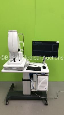 Zeiss Cirrus Photo 600 OCT System Ref 2121-814 with Dell Monitor and Keyboard on Motorized Table (Powers Up) * SN 1167009 * * Mfd 2017 *