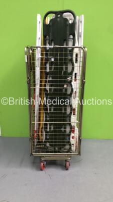 Cage of 15 x Spinal Boards (Cage Not Included)