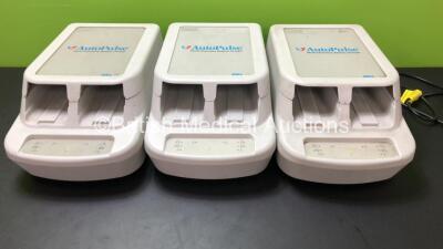 3 x Zoll AutoPulse Multi-Chemistry Battery Chargers (All Power Up) *160727014 - 150810008 - 150804001*