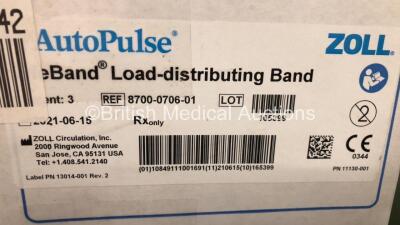 11 x Zoll AutoPulse LifeBands Ref.8700-0706-01 (9 x In Original Packing) - 2