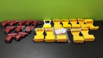 Mixed Lot Including 10 x Vidacare EZ-10 G3 Power Drivers (All Power Up) and 1 x BCI 3301 Oximeter with 11 x Yellow Protective Boots