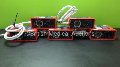 5 x paraPAC 200D MR Compatible Ventilators with 5 x Hoses