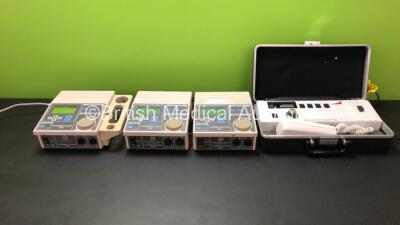 Mixed Lot Including 3 x EMS Combination 850 Ultrasound and Interferential Units (All Power Up) and 1 x Horwell Neurothesiometer